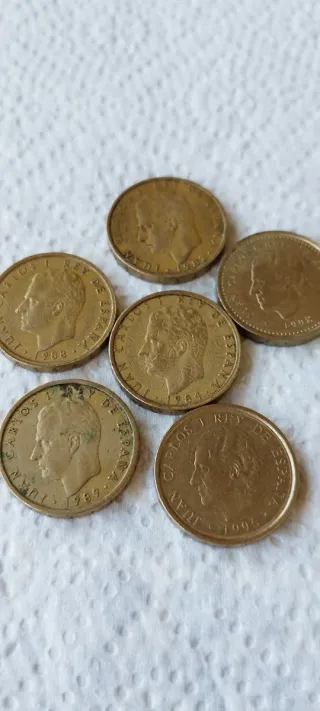 Lote 6 Monedas 100 Pesetas