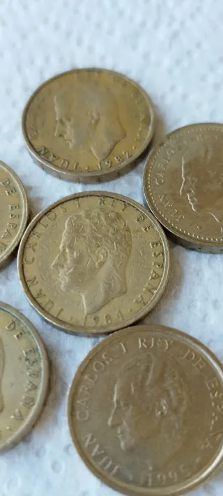 Lote 6 Monedas 100 Pesetas
