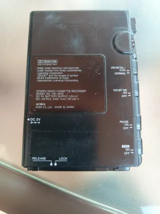 Reproductor Cassette AIWA HS-J90 Colección/Reparar