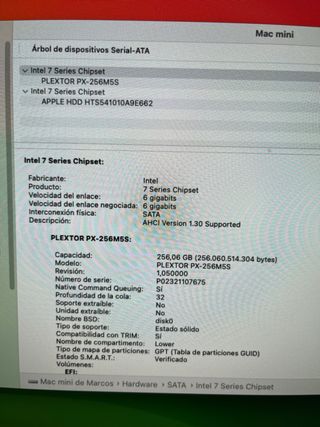 Mac mini Late 2012 i7 16GB RAM SSD+HDD