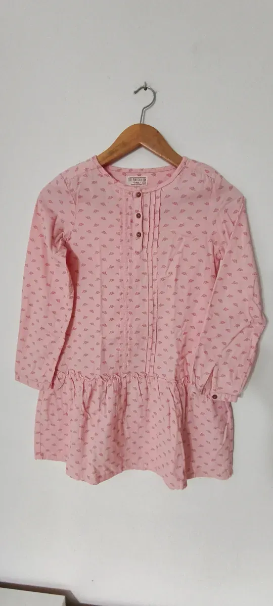 Vestido rosa micro pana niña 11-12 años