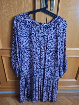 Vestido corto estampado floral
