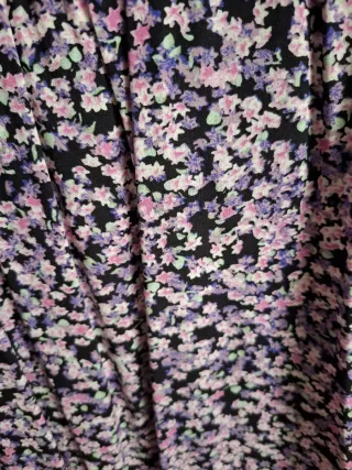 Vestido corto estampado floral
