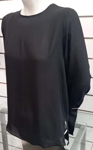 Camisa negra Mango Talla M