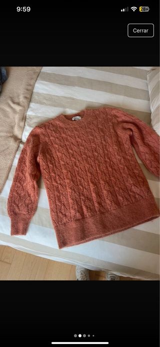 Jersey lana mohair And Other Stories naranja. 
