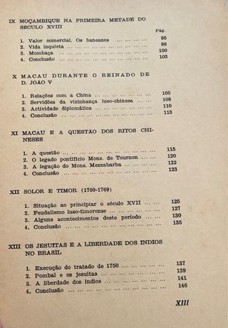 O Ultramar Português do Século XVIII (1700-1833)