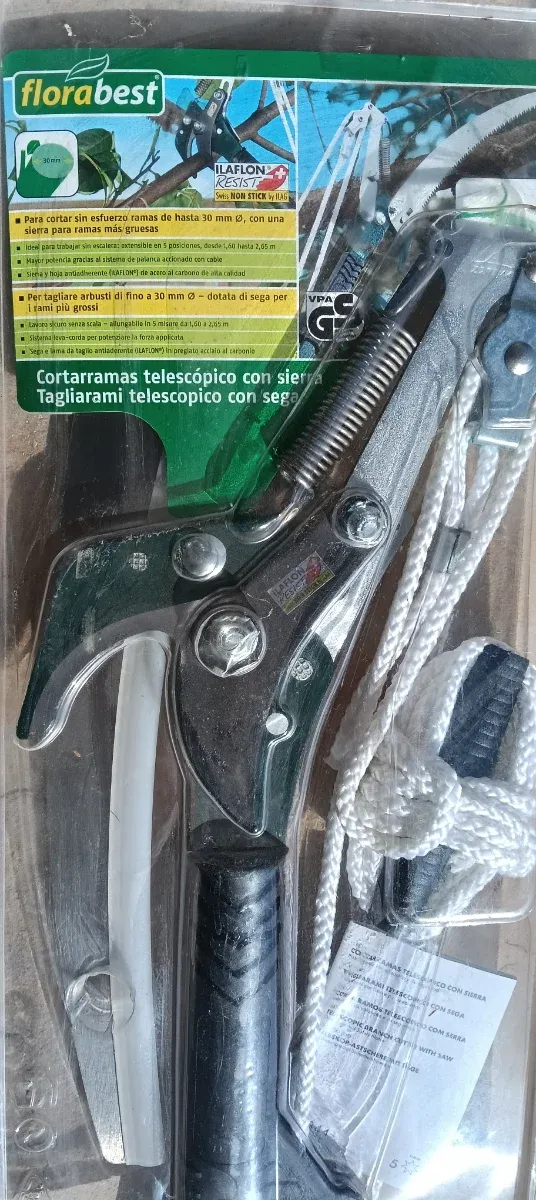 Cortaramas telescópico con sierra SIN ESTRENAR