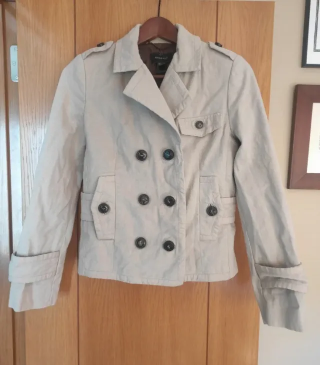 Chaqueta Mango Talla S Beige