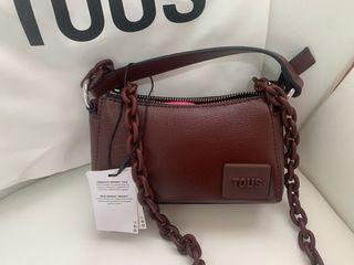 Mini bandolera Tous burdeos