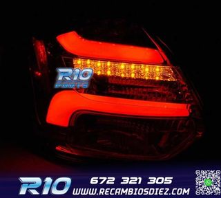 PILOTOS ROJOS FORD FOCUS 3 HATCHBACK 11-14 AHUMADO INTERMITE