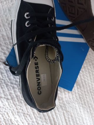 Converse All Star Negras Talla 37