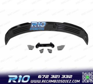 ALERON SPOILER FORD MUSTANG 15-19 LOOK GT500 NEGRO BRILLO
