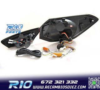 PILOTOS FORD FOCUS MK4 18-21 LED DINAMICO ROJO AHUMADO