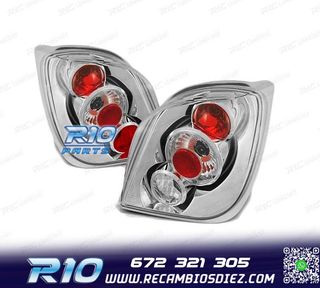 PILOTOS PARA FORD FIESTA MK3 89-95 CROMADO LOOK LEXUS