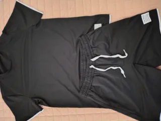 Set T-shirt e Pantaloncini Uomo Nero