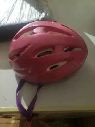 Casco Bicicleta Niña Rosa