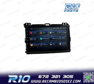 RADIO GPS ANDROID 12 PARA TOYOTA LAND CRUISER 02-09