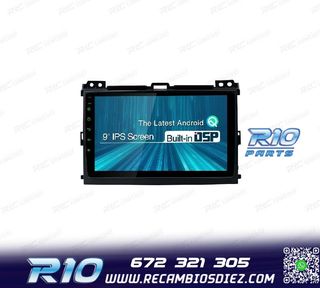 RADIO GPS ANDROID 12 PARA TOYOTA LAND CRUISER 02-09
