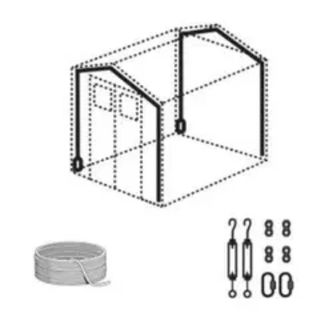 Caseta Jardín PVC Gris Oscuro