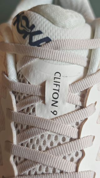 Hoka Clifton 9 Scarpe da Corsa Donna Bianco Giallo