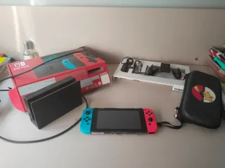 Nintendo Switch Azul y Rosa