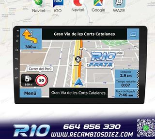 RADIO 9" GPS ANDROID 13 QUAD CORE 64GB ROM