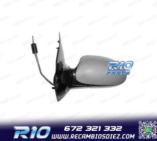 ESPEJO COMPLETO IZQUIERDO FORD FOCUS MK1 98-04 IMPRIMADO
