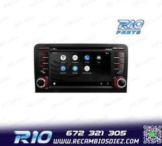 RADIO GPS ANDROID 12 PARA AUDI A3 8P 8PA S3 RS3 03-12
