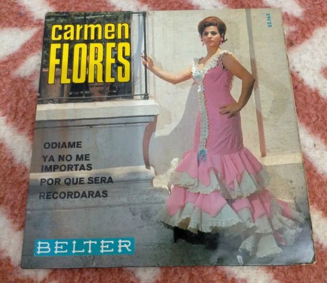 Carmen Flores - Odiame 1967 Vinilo