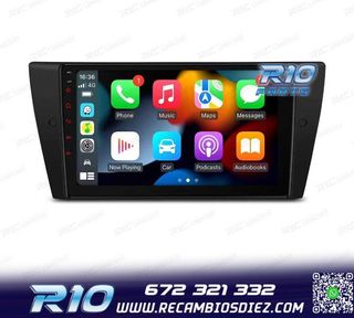 RADIO GPS ANDROID 14 PARA BMW E90 E91 E92 E93 PANTALLA 9" TA