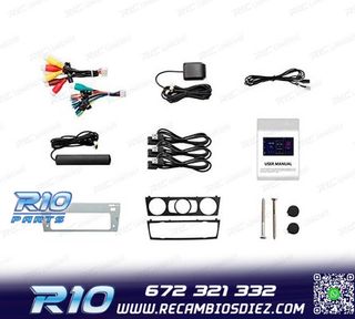 RADIO GPS ANDROID 14 PARA BMW E90 E91 E92 E93 PANTALLA 9" TA