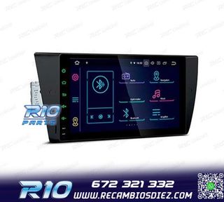 RADIO GPS ANDROID 14 PARA BMW E90 E91 E92 E93 PANTALLA 9" TA