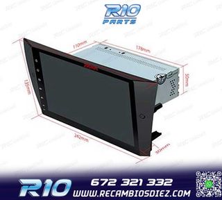 RADIO GPS ANDROID 14 PARA BMW E90 E91 E92 E93 PANTALLA 9" TA