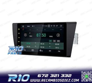 RADIO GPS ANDROID 14 PARA BMW E90 E91 E92 E93 PANTALLA 9" TA