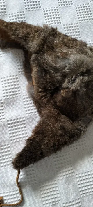 Gorro de pelo largo con orejeras