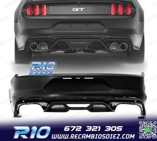 PARAGOLPES TRASERO FORD MUSTANG 15-17 LOOK GT500