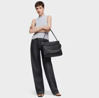 Bolso Tous Audree Saffiano Mediano Negro