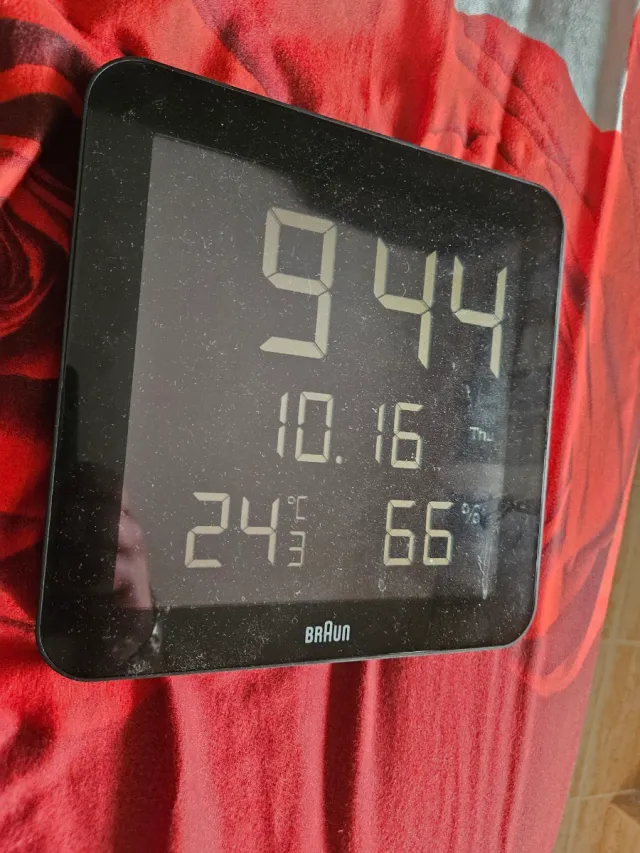 Reloj Braun Digital Temperatura Humedad