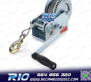 CABRESTANTE PROFESIONAL 1500KG Y 10 METROS