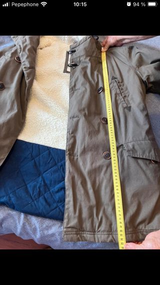 Parka Tommy Hilfiger verde militar talla M