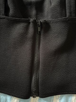 Top corto negro fiesta