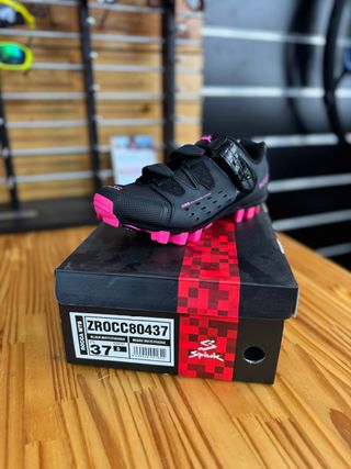Scarpe MTB Spiuk Rocca Nere Fucsia Taglia 37