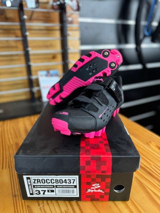 Scarpe MTB Spiuk Rocca Nere Fucsia Taglia 37
