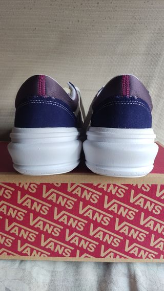 Zapatillas Vans plataforma azul/morado
