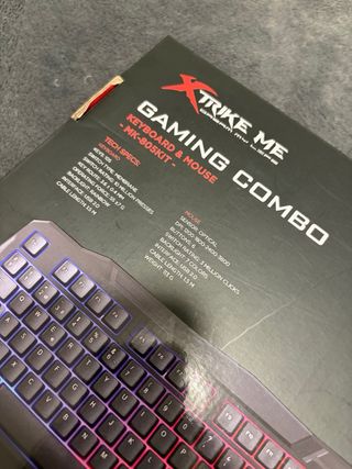 Teclado y Ratón Gaming Xtrike Me RGB Español