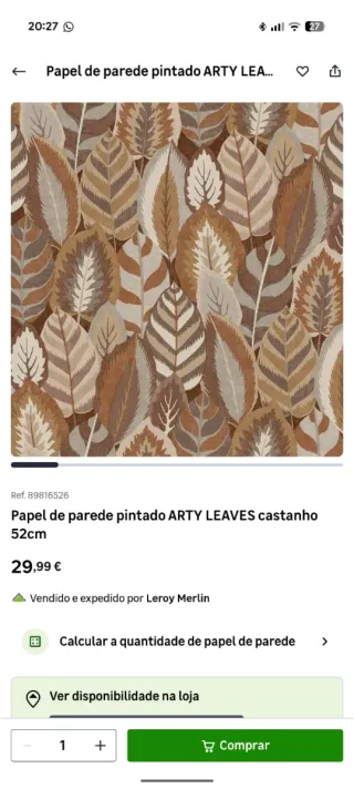 Rolos de papel de parede decorativo