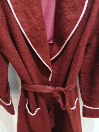 Vestaglia donna invernale rossa