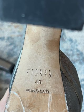 Zapatos de tacón Figara plateados talla 40