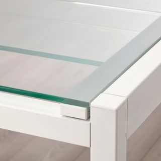 Mesa extensible Ikea cristal 125-188 cm