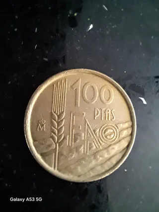 Moneda 100 Pesetas FAO Juan Carlos I Año 1995